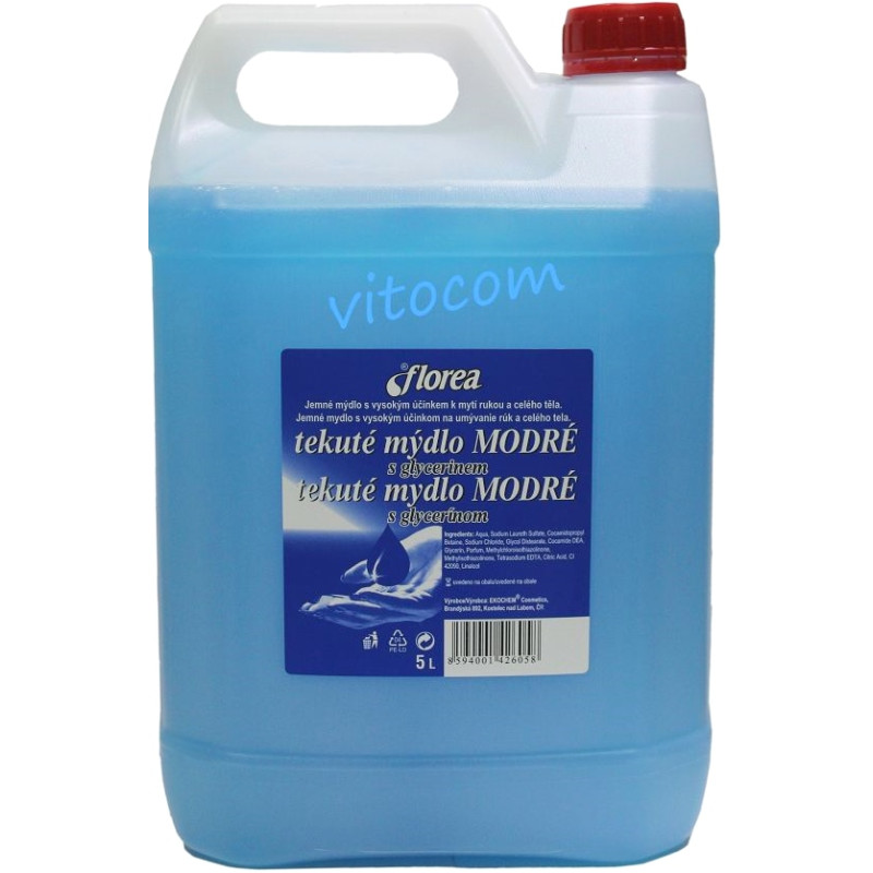 Tekuté mýdlo 5lt modré